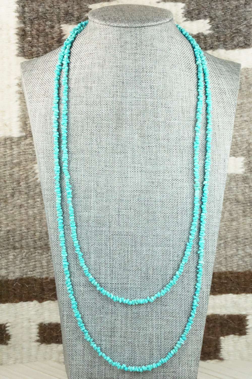 Turquoise & Sterling Silver Necklace - Doreen Jake