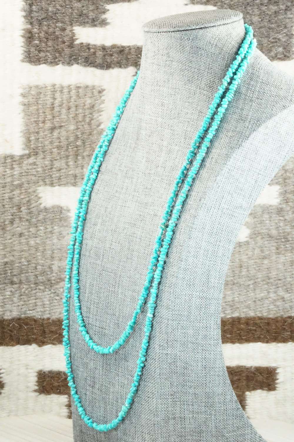 Turquoise & Sterling Silver Necklace - Doreen Jake