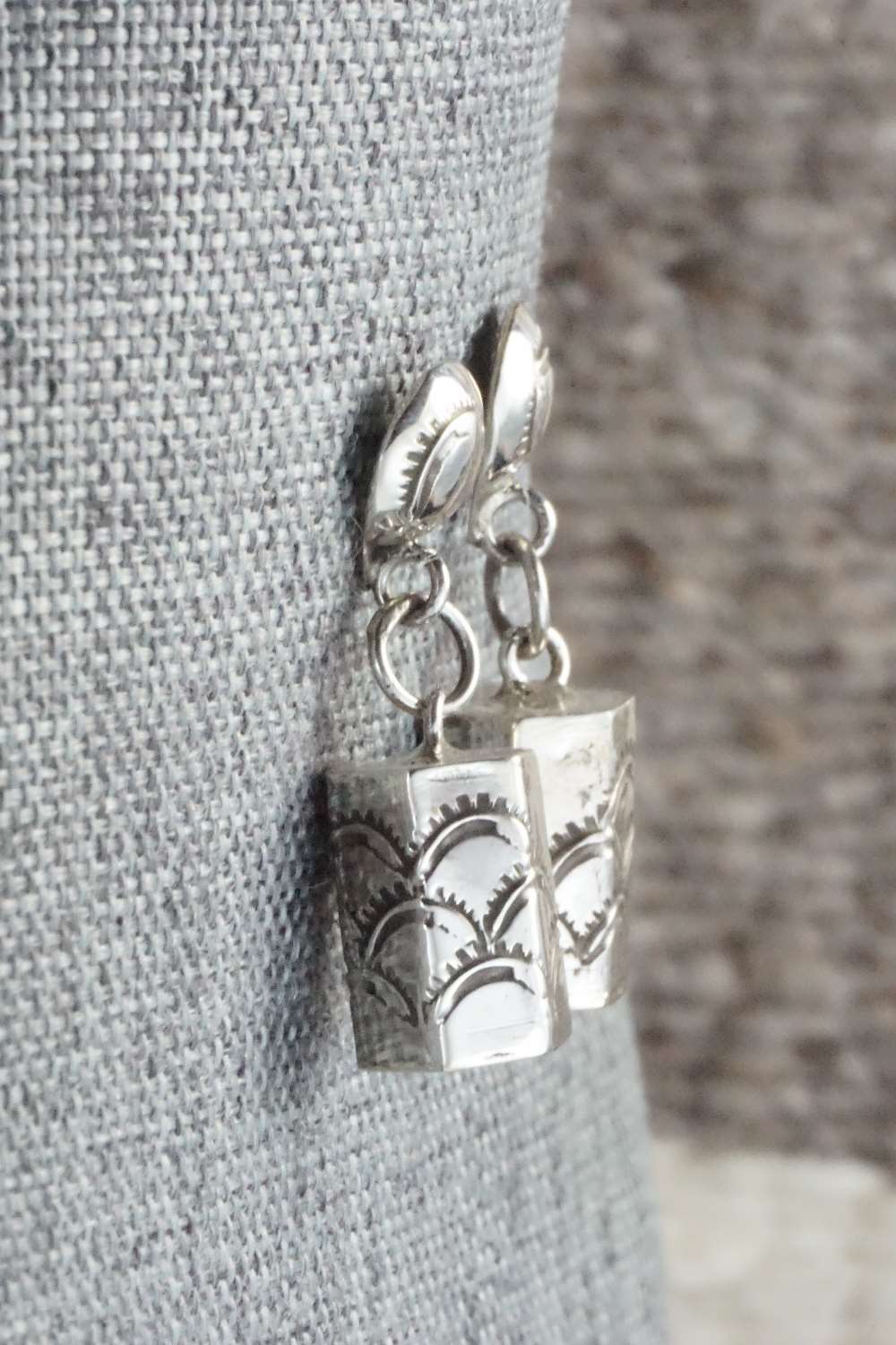 Sterling Silver Earrings - Kim Yazzie