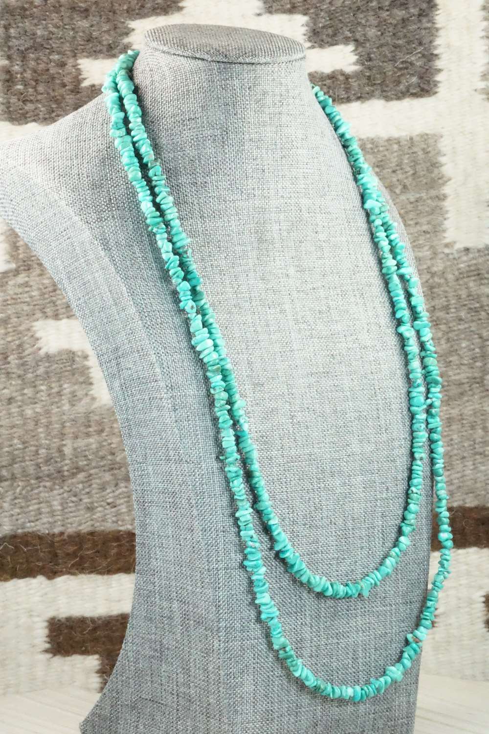 Turquoise & Sterling Silver Necklace - Doreen Jake