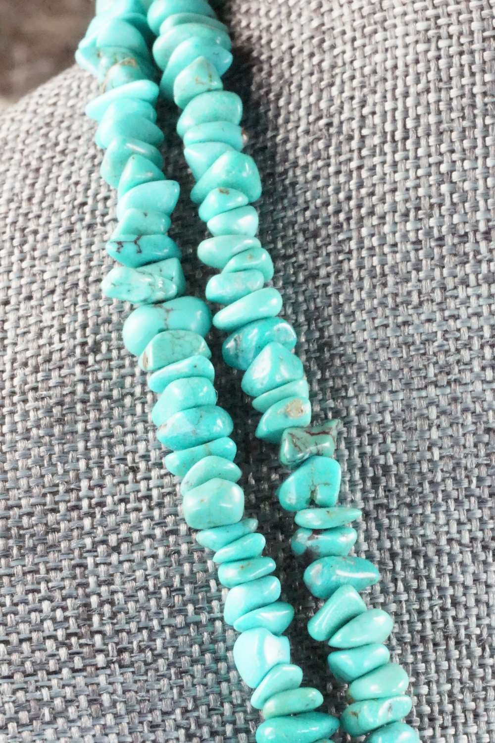 Turquoise & Sterling Silver Necklace - Doreen Jake