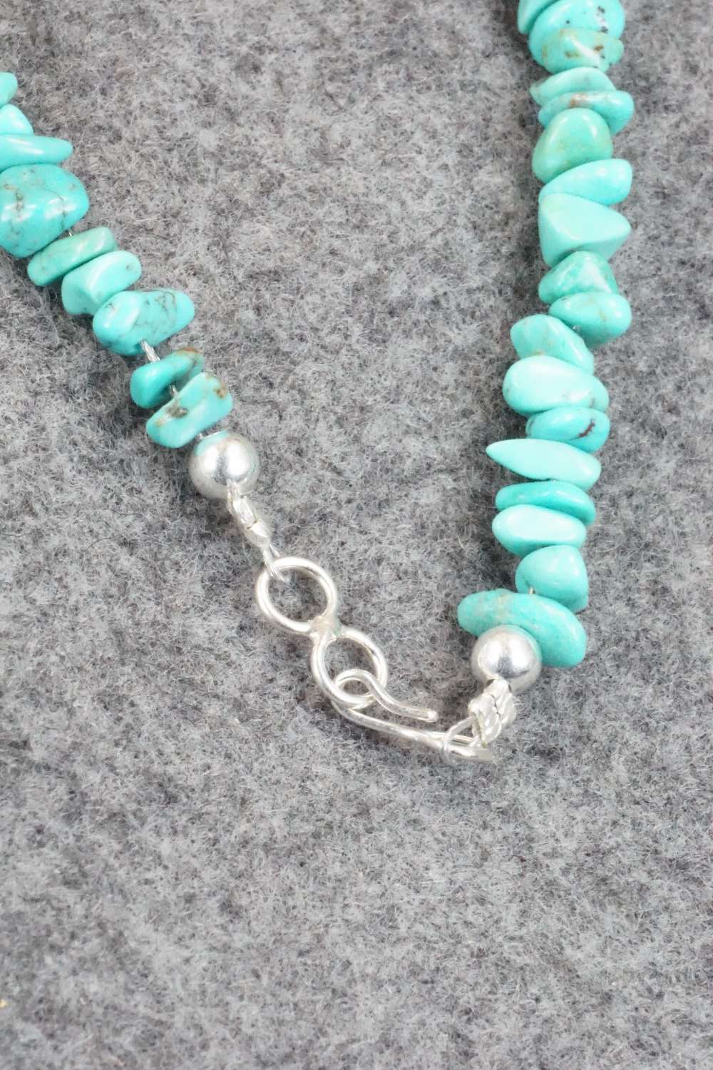 Turquoise & Sterling Silver Necklace - Doreen Jake