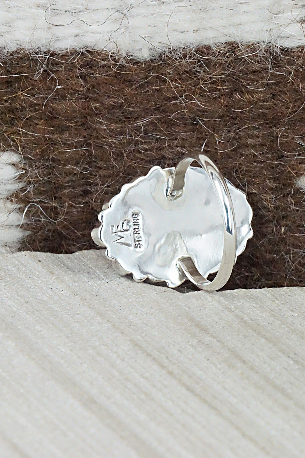 Turquoise & Sterling Silver Ring - Mary Ann Chavez - 8