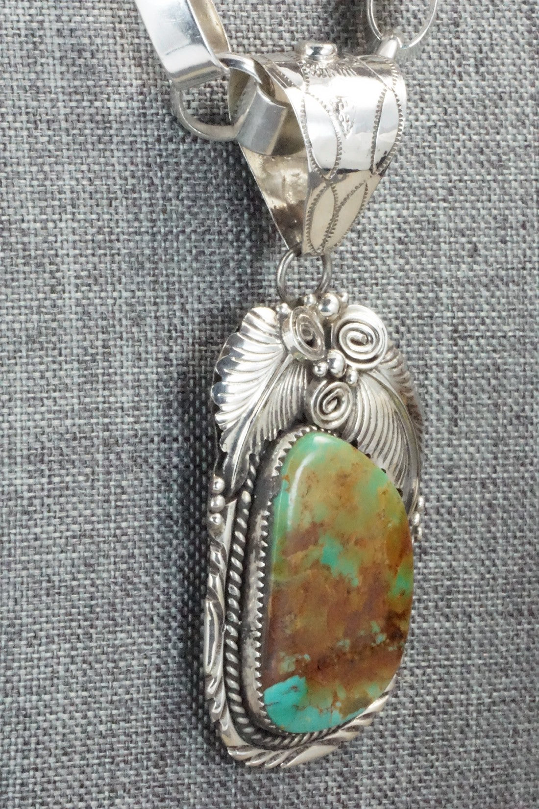 Turquoise & Sterling Silver Necklace - Mike Thomas