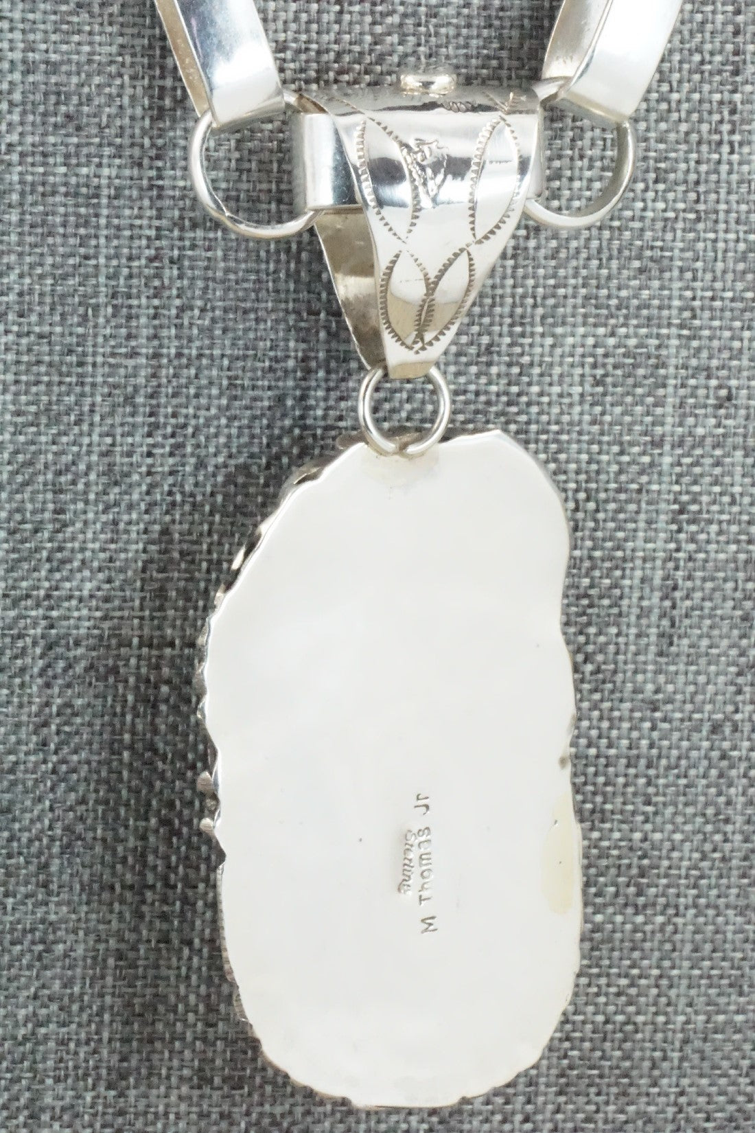 Turquoise & Sterling Silver Necklace - Mike Thomas