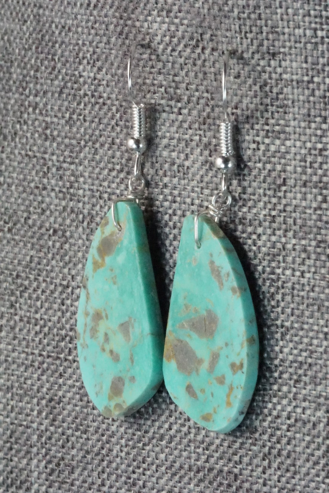 Turquoise & Sterling Silver Earrings - Tammy Nolcot