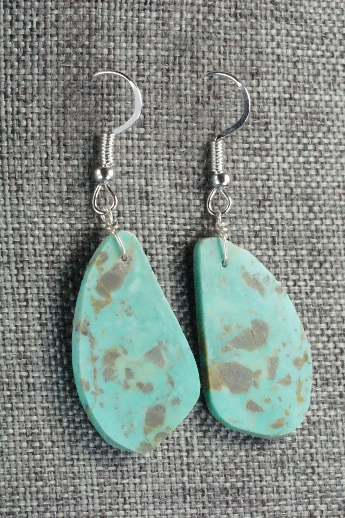 Turquoise & Sterling Silver Earrings - Tammy Nolcot