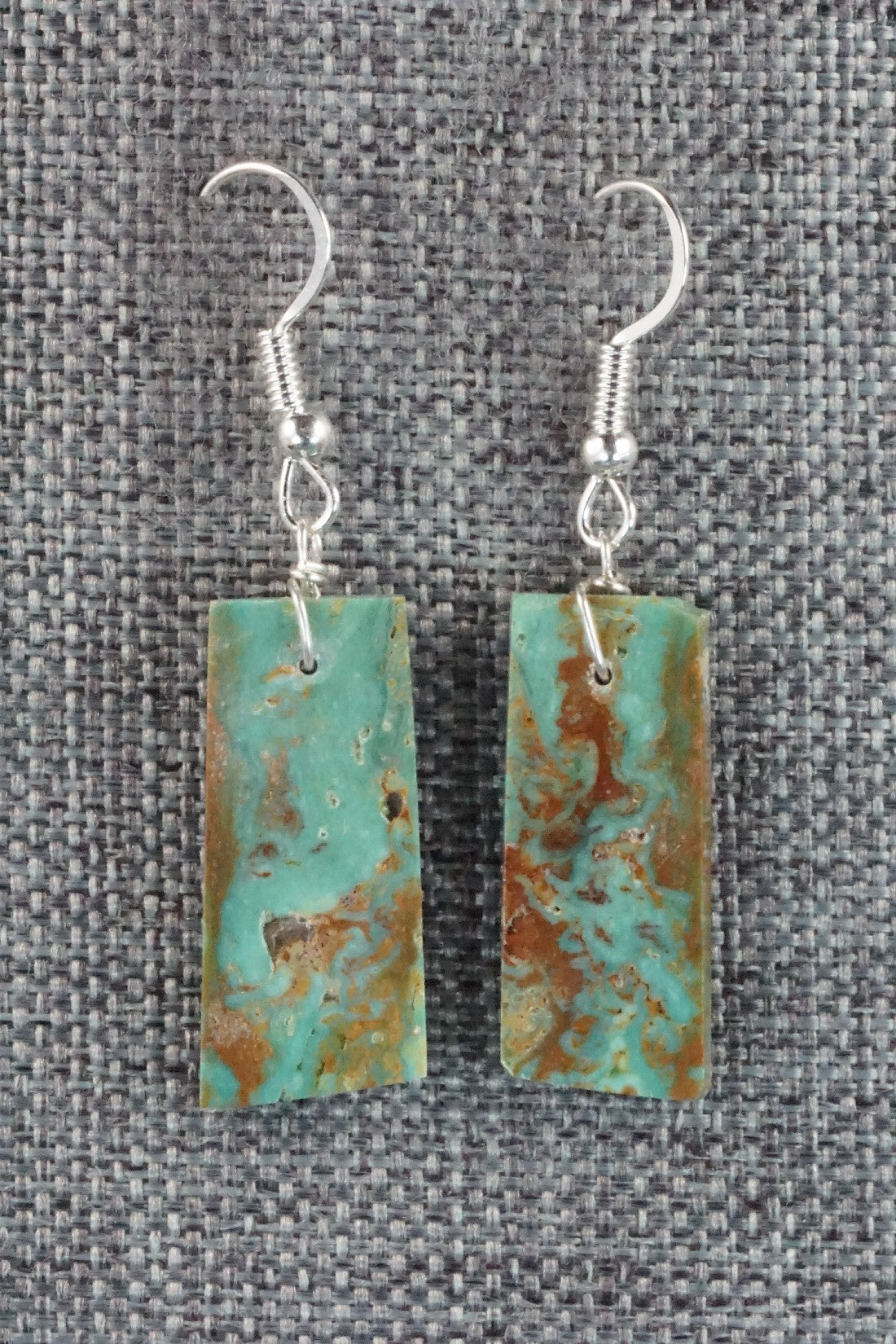 Turquoise & Sterling Silver Earrings - Tammy Nolcot
