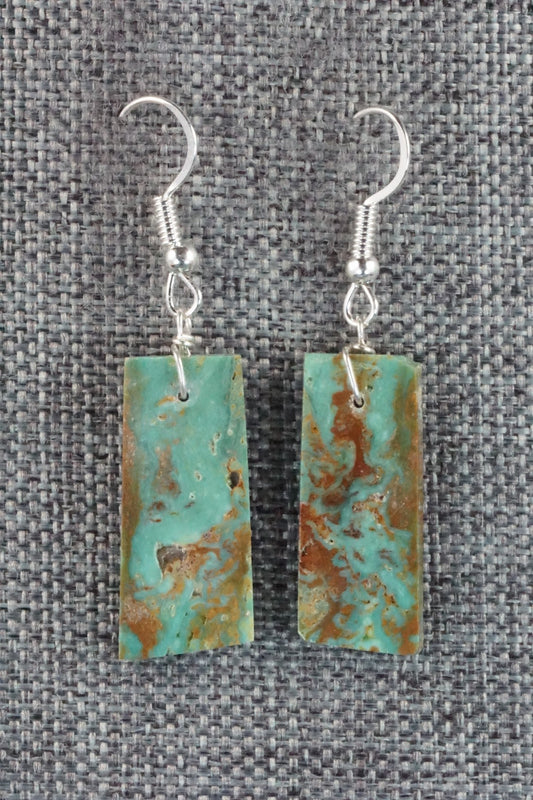 Turquoise & Sterling Silver Earrings - Tammy Nolcot