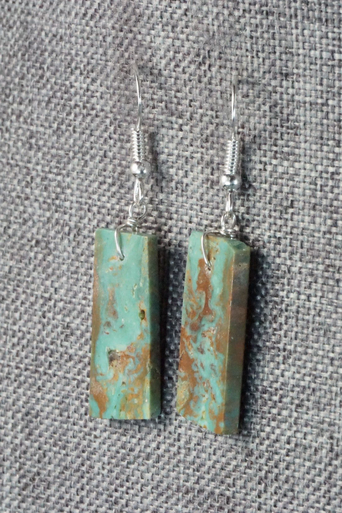 Turquoise & Sterling Silver Earrings - Tammy Nolcot