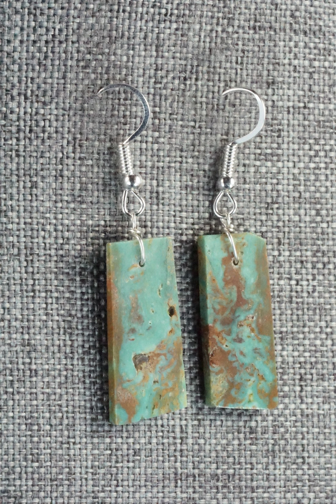 Turquoise & Sterling Silver Earrings - Tammy Nolcot