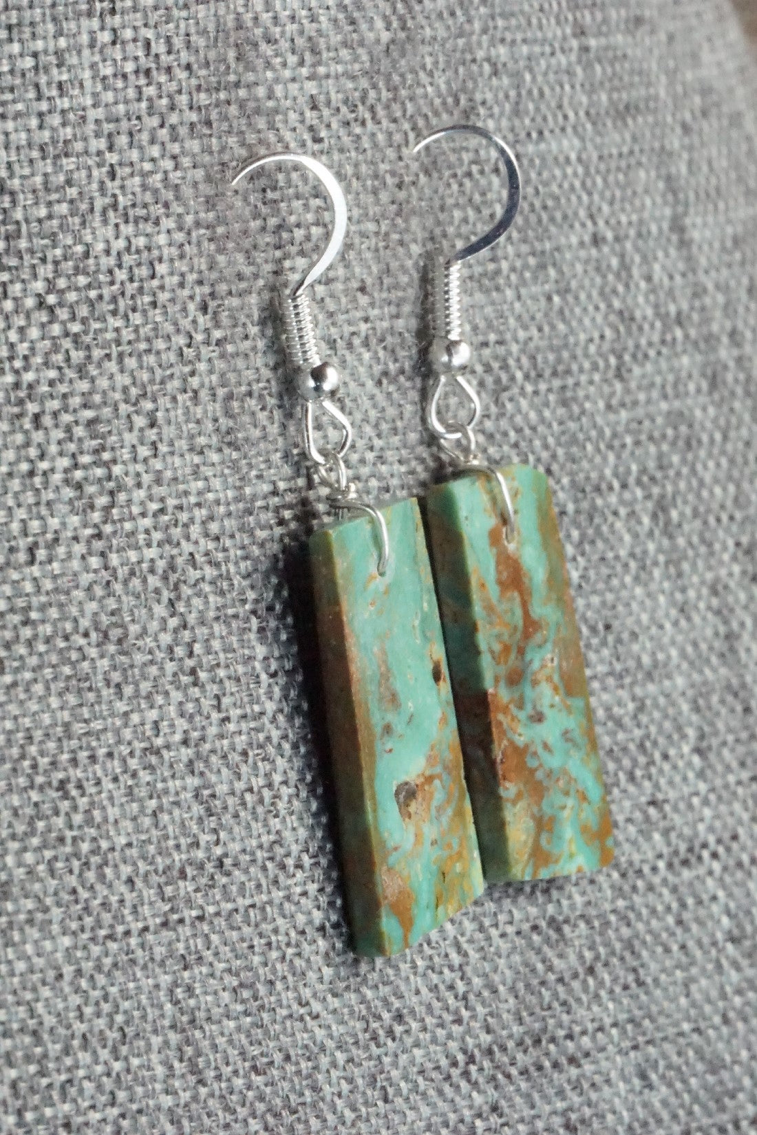 Turquoise & Sterling Silver Earrings - Tammy Nolcot