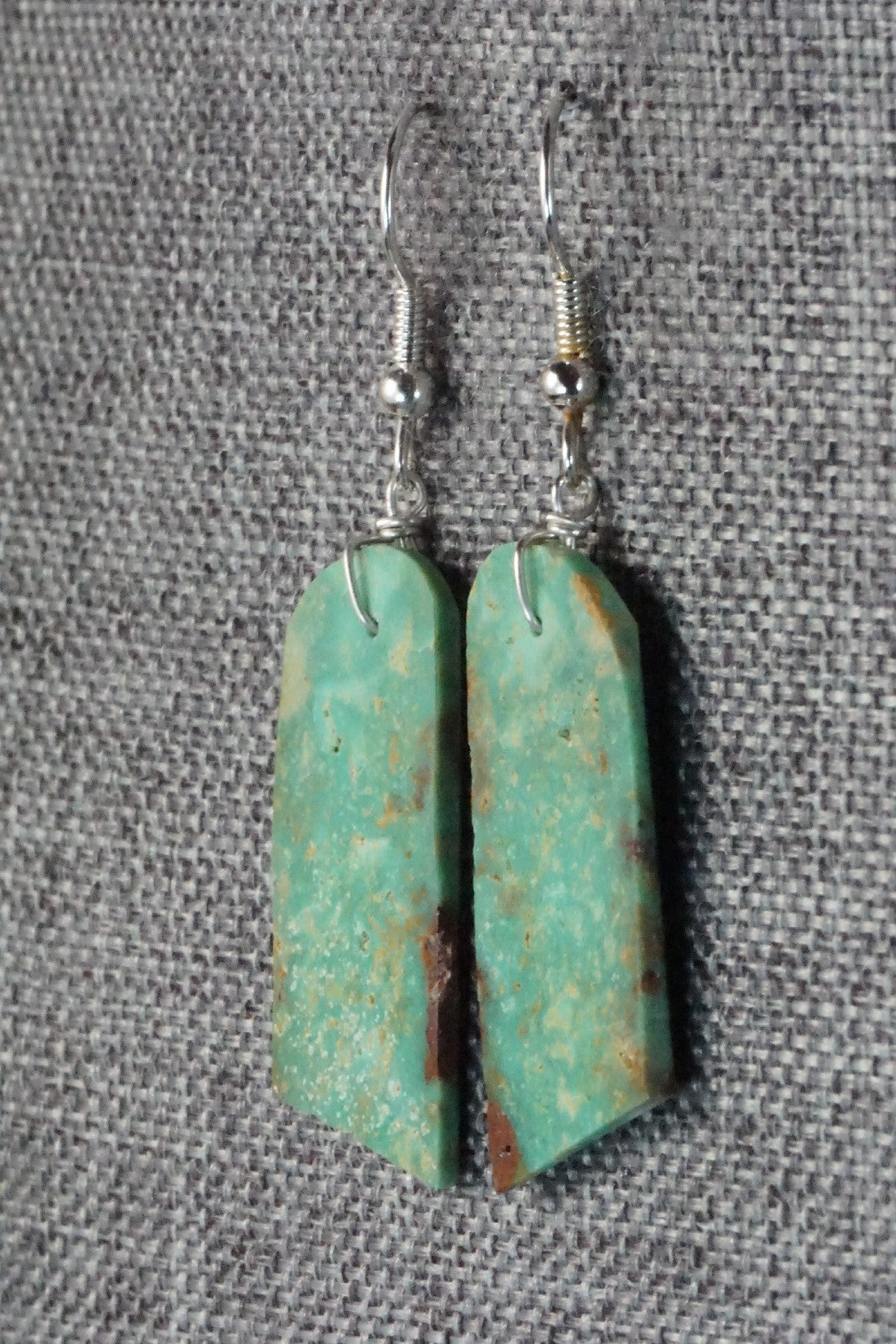 Turquoise & Sterling Silver Earrings - Tammy Nolcot