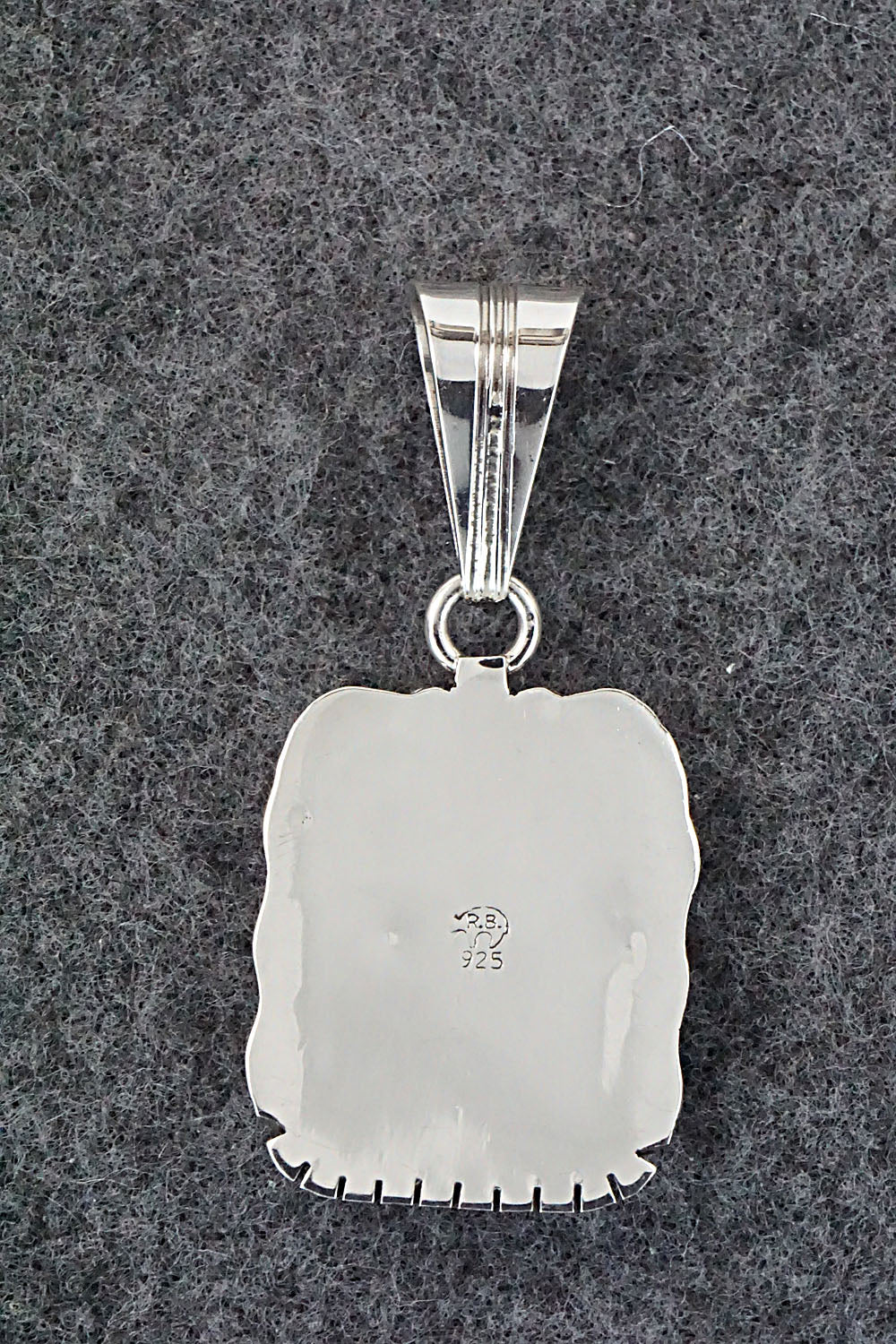 Turquoise & Sterling Silver Pendant - Samuel Yellowhair