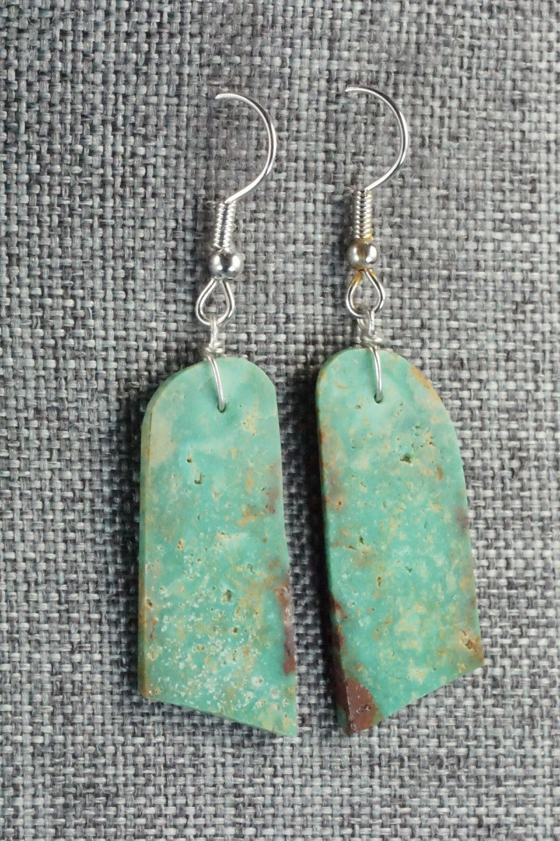 Turquoise & Sterling Silver Earrings - Tammy Nolcot