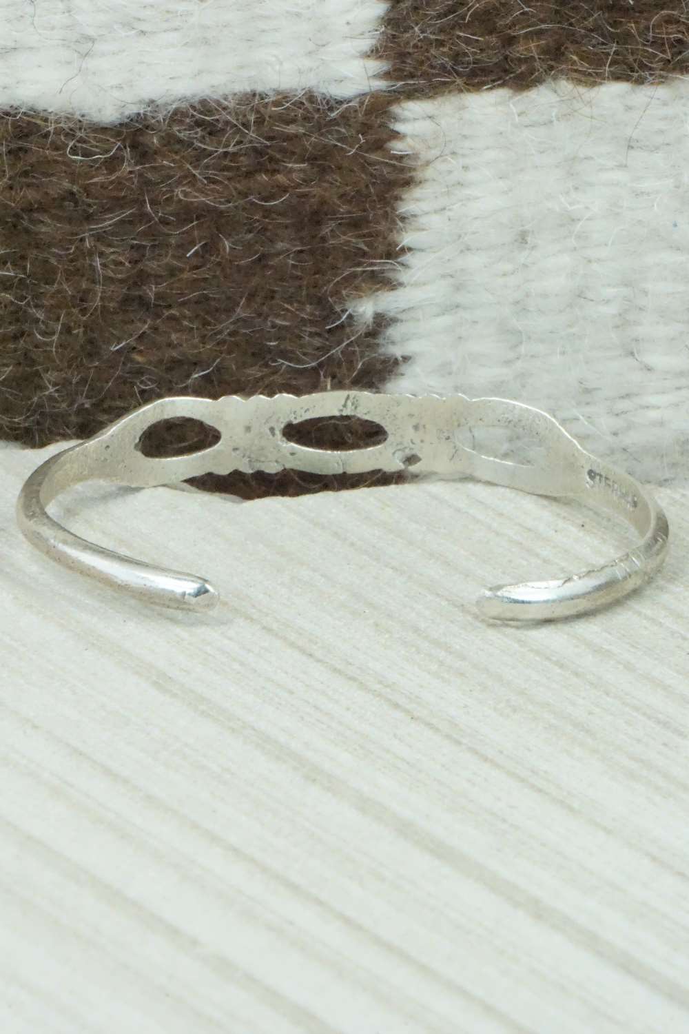 Turquoise & Sterling Silver Bracelet - Navajo