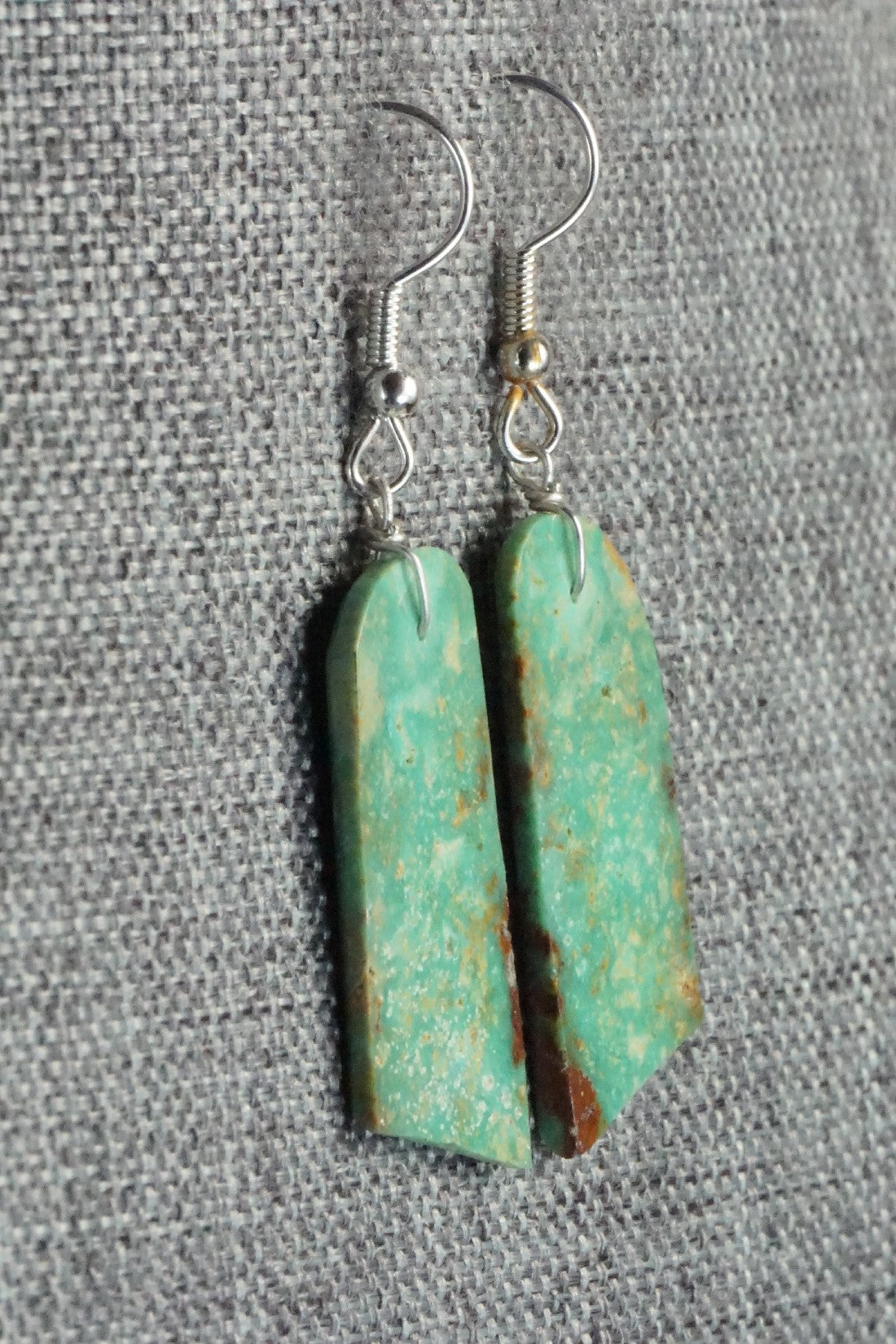 Turquoise & Sterling Silver Earrings - Tammy Nolcot