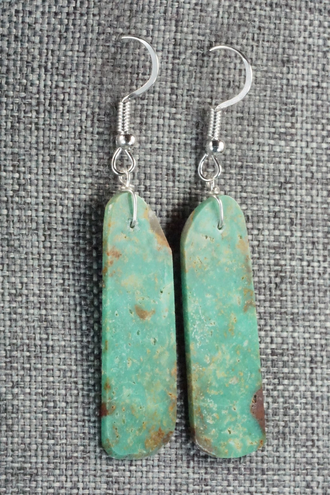 Turquoise & Sterling Silver Earrings - Tammy Nolcot