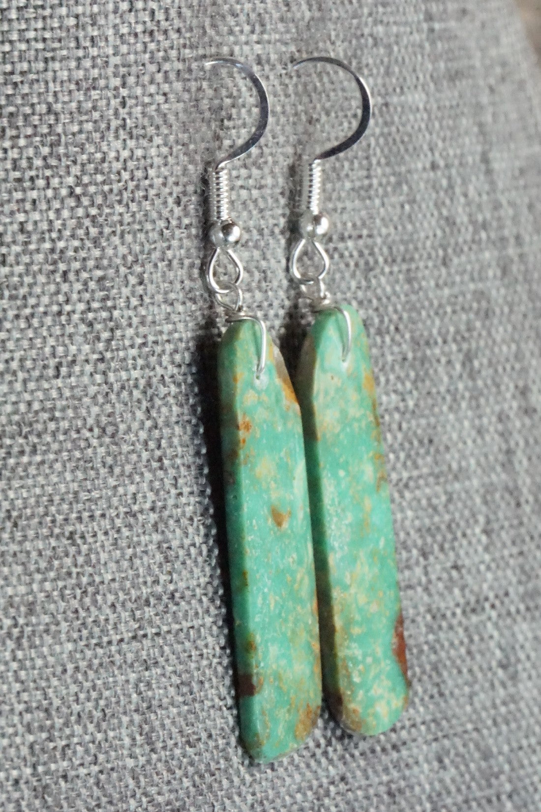 Turquoise & Sterling Silver Earrings - Tammy Nolcot