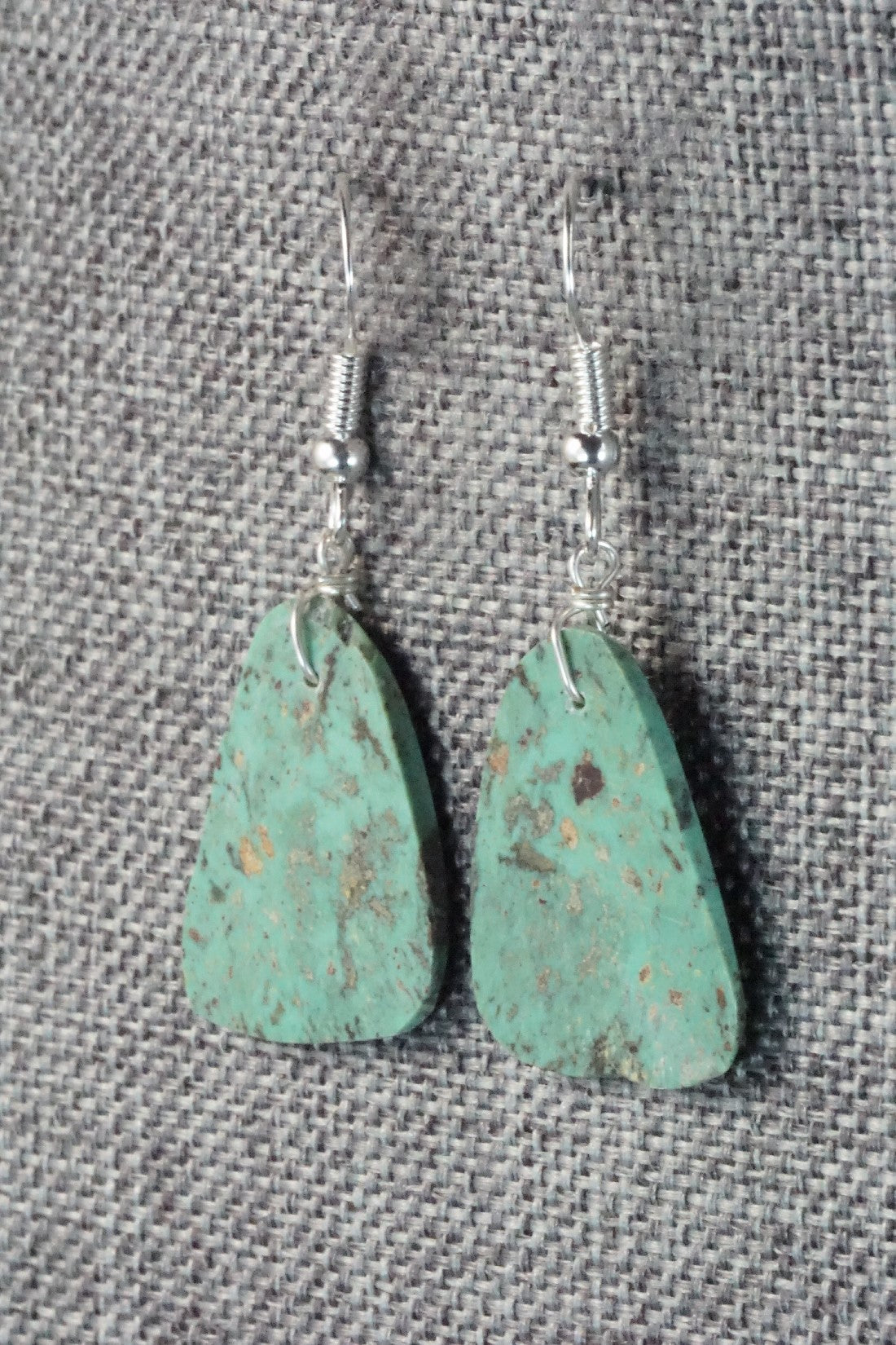 Turquoise & Sterling Silver Earrings - Tammy Nolcot