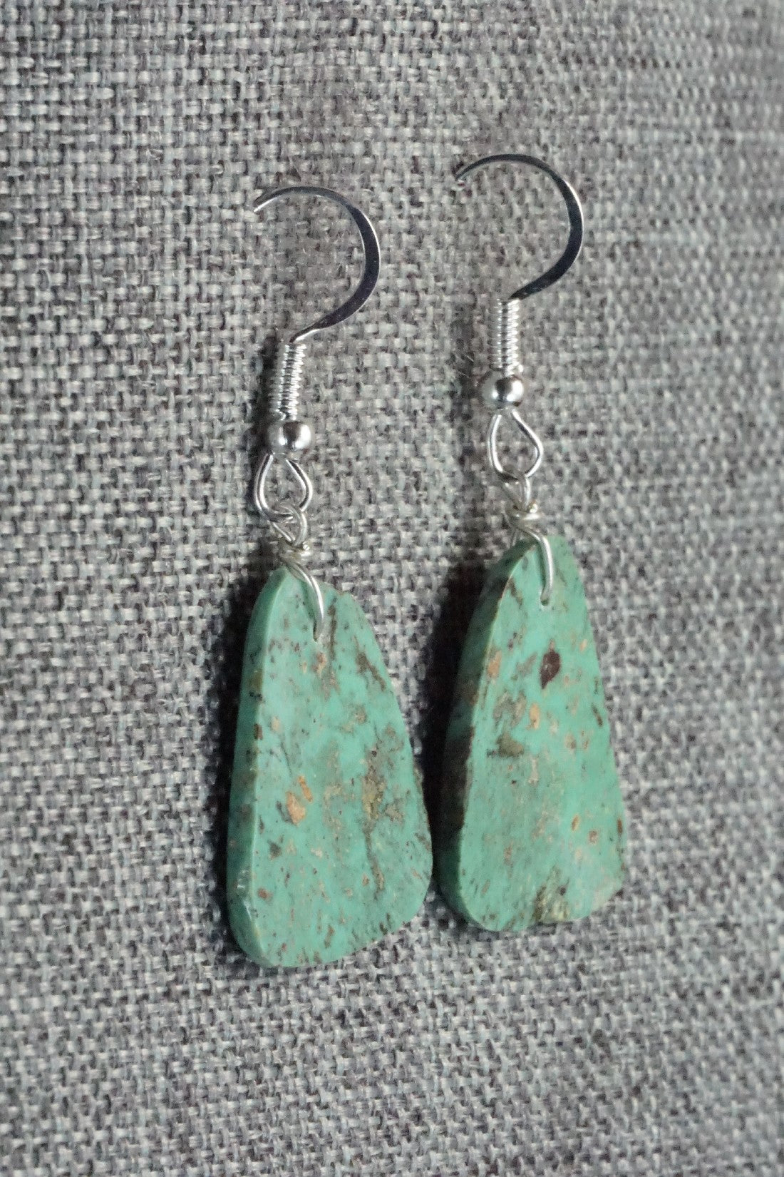 Turquoise & Sterling Silver Earrings - Tammy Nolcot