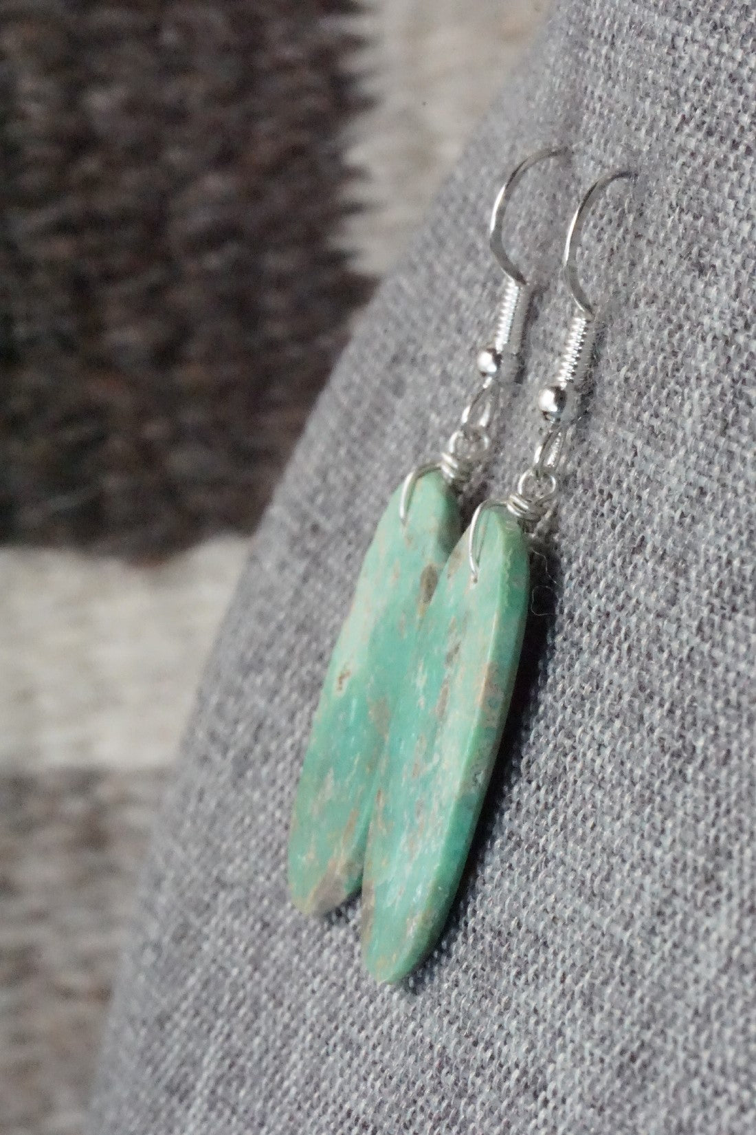 Turquoise & Sterling Silver Earrings - Tammy Nolcot