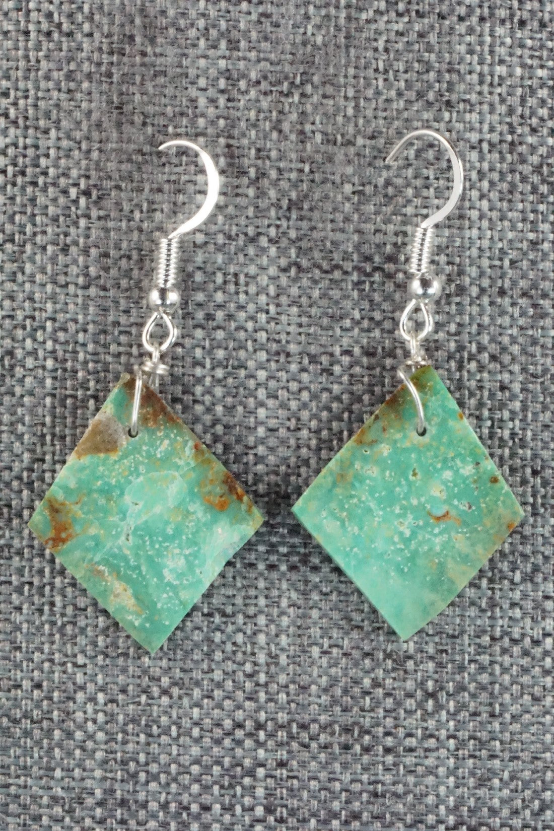 Turquoise & Sterling Silver Earrings - Tammy Nolcot