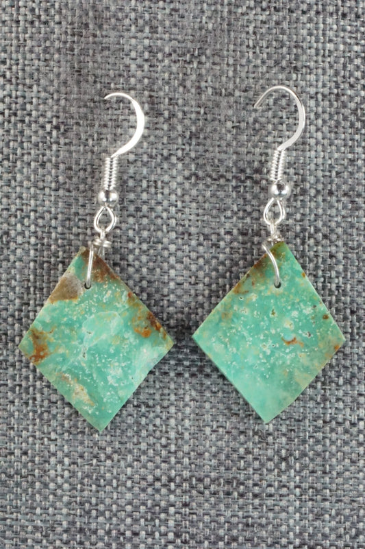Turquoise & Sterling Silver Earrings - Tammy Nolcot