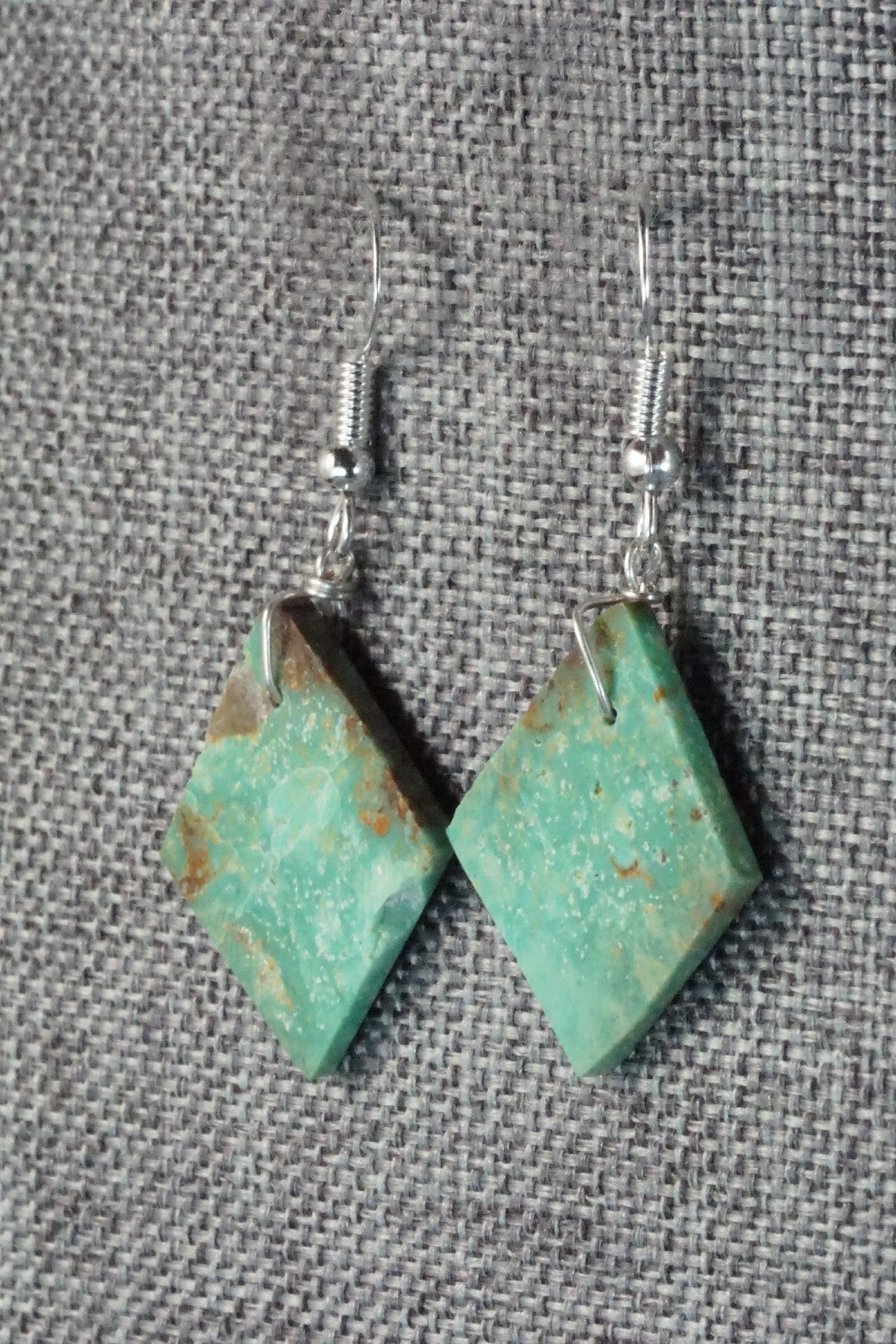 Turquoise & Sterling Silver Earrings - Tammy Nolcot