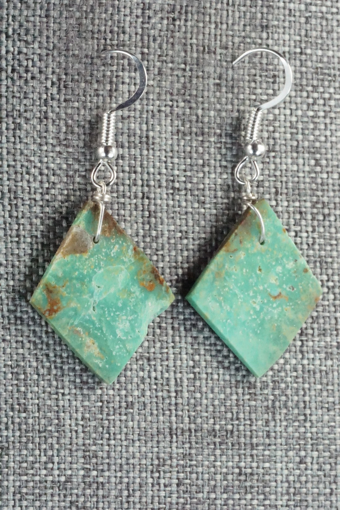 Turquoise & Sterling Silver Earrings - Tammy Nolcot