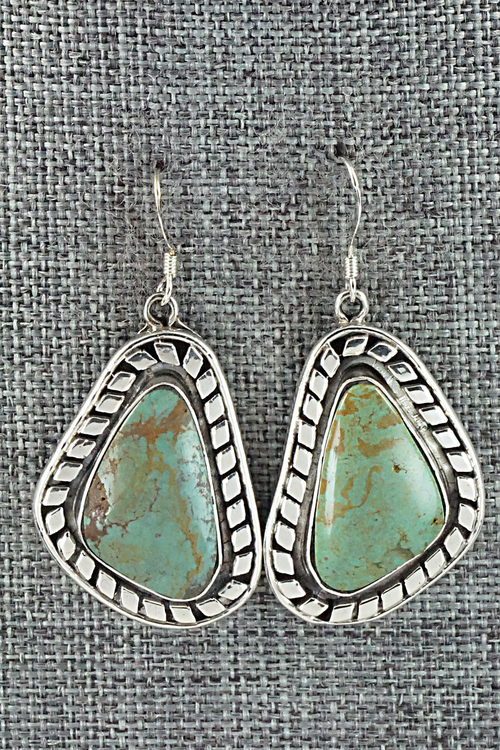 Turquoise & Sterling Silver Earrings - Sharon McCarthy