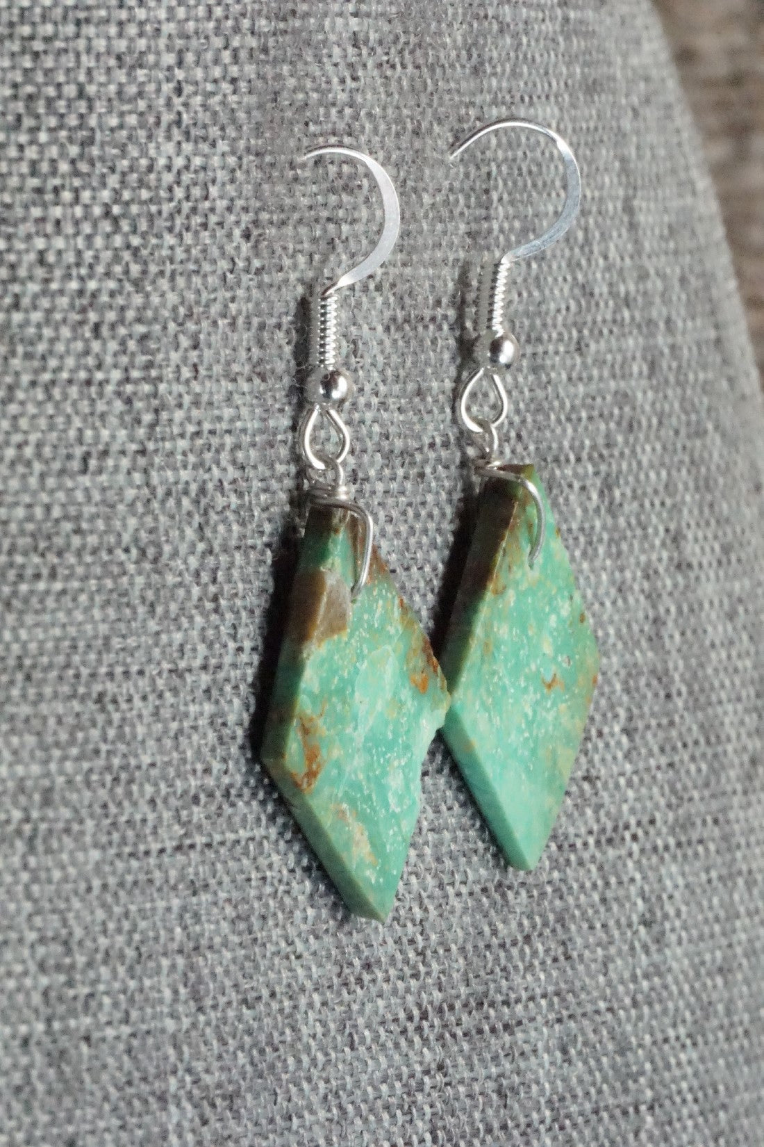 Turquoise & Sterling Silver Earrings - Tammy Nolcot