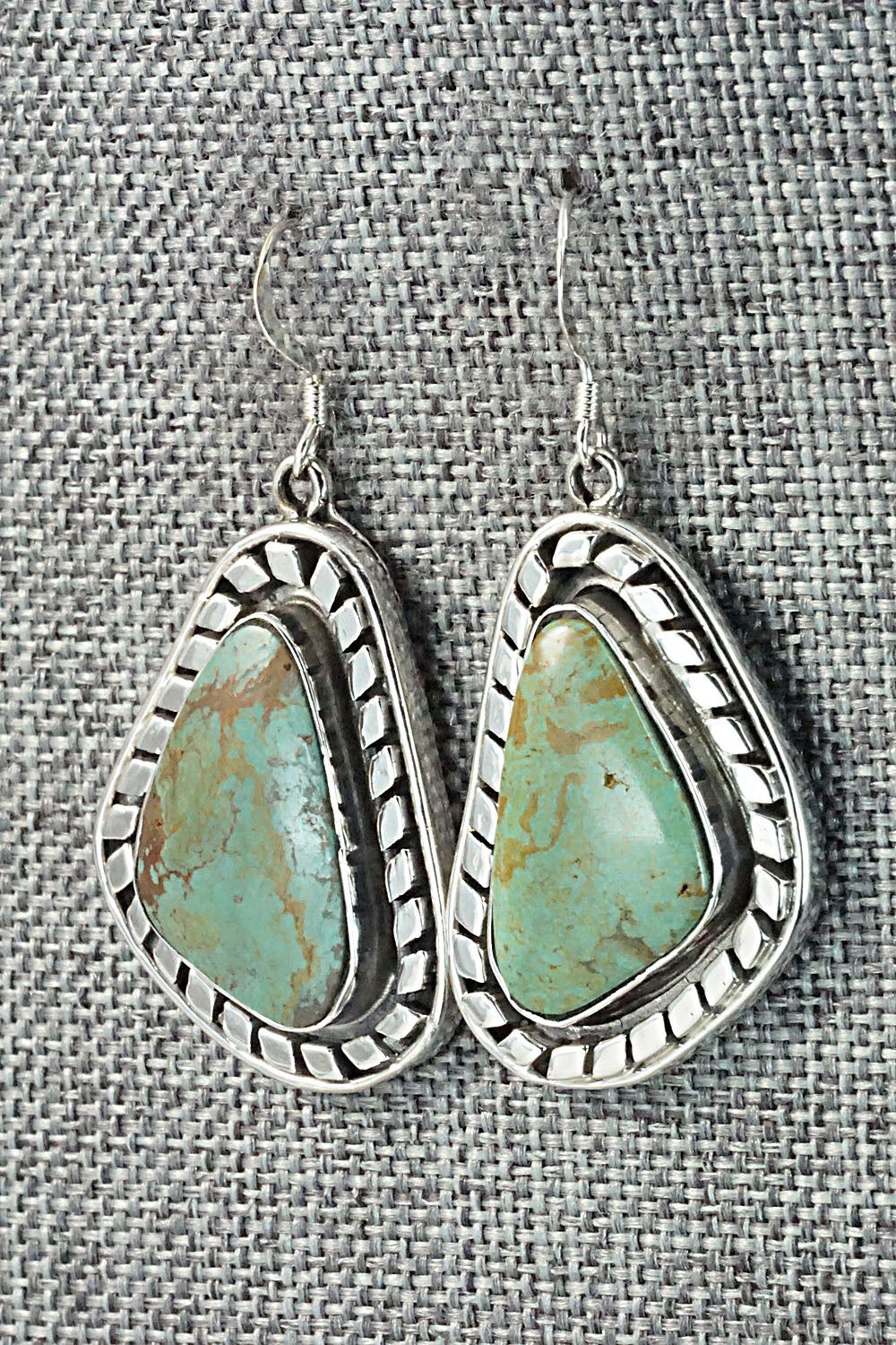 Turquoise & Sterling Silver Earrings - Sharon McCarthy