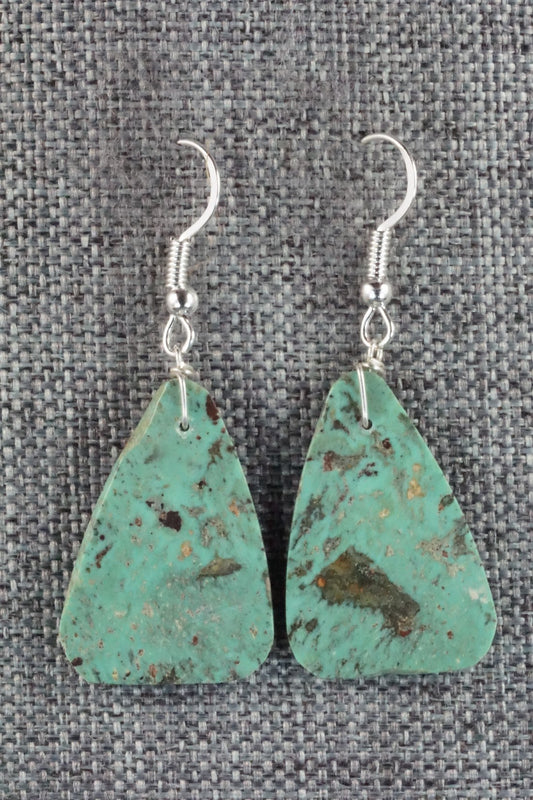 Turquoise & Sterling Silver Earrings - Tammy Nolcot