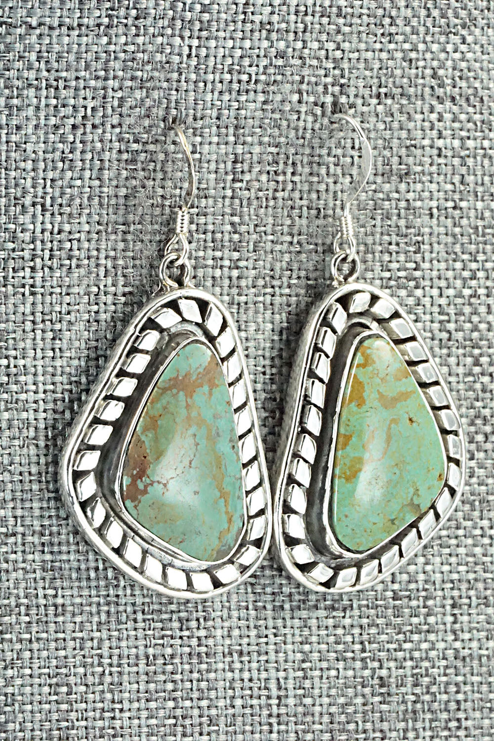 Turquoise & Sterling Silver Earrings - Sharon McCarthy