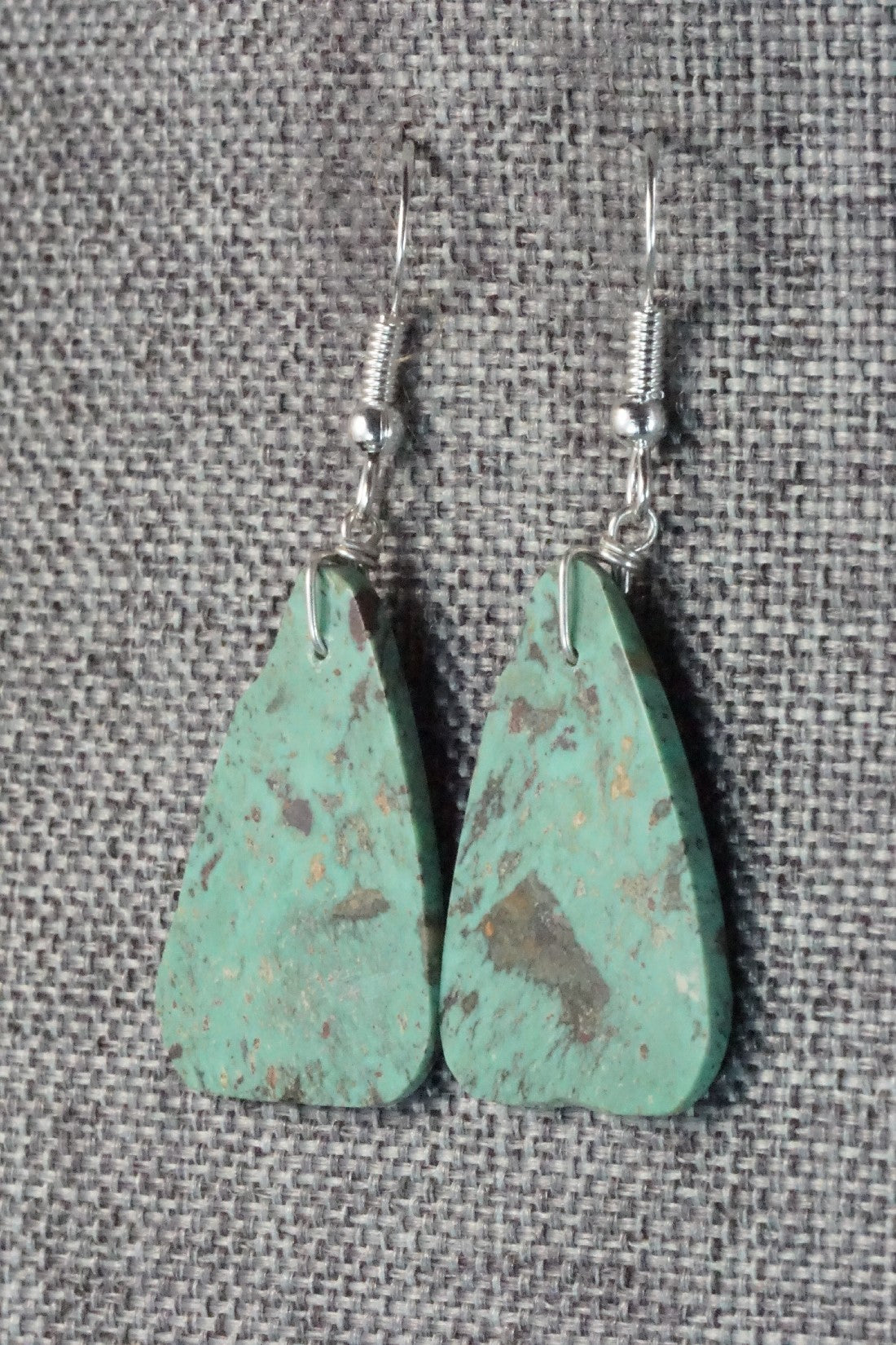 Turquoise & Sterling Silver Earrings - Tammy Nolcot