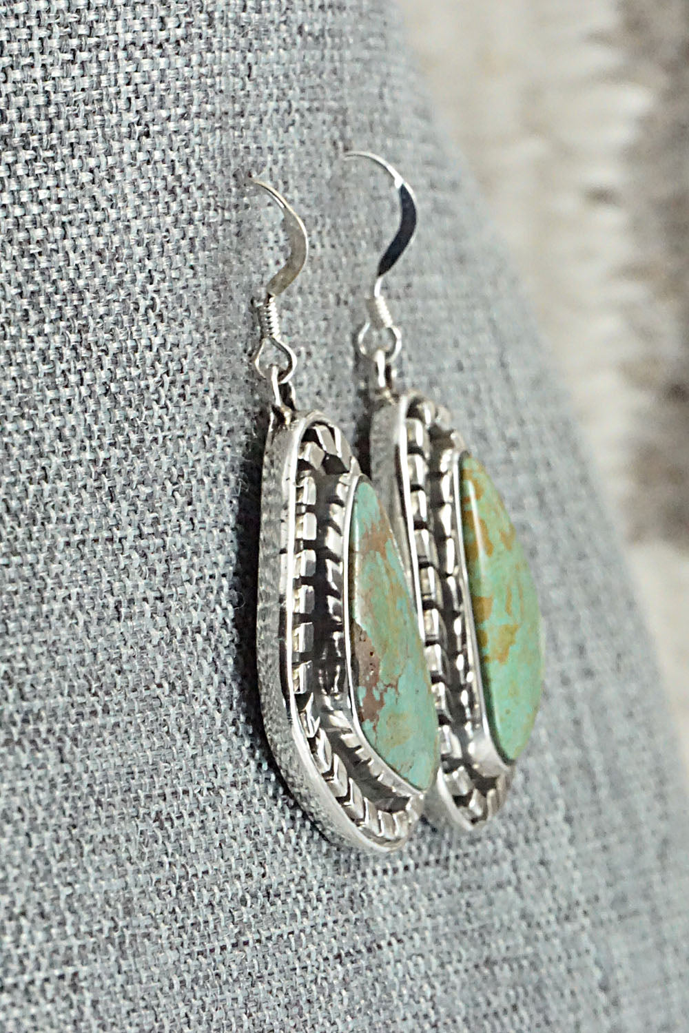 Turquoise & Sterling Silver Earrings - Sharon McCarthy