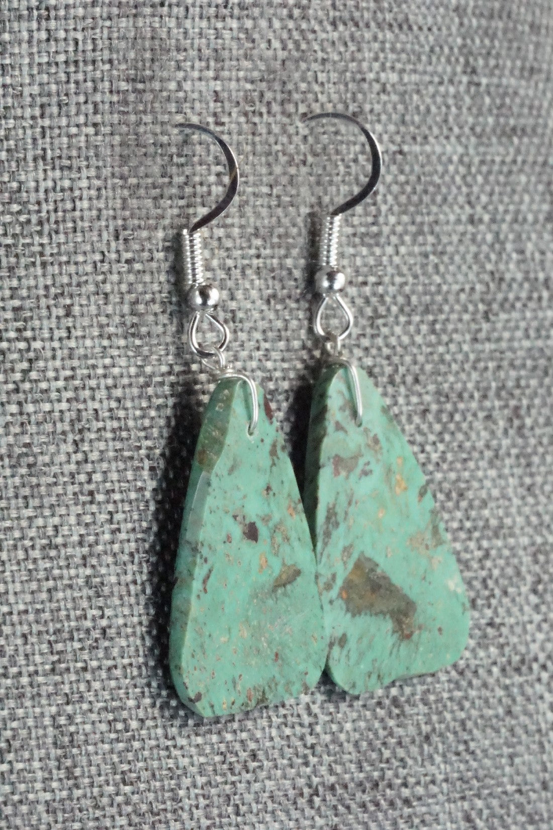 Turquoise & Sterling Silver Earrings - Tammy Nolcot