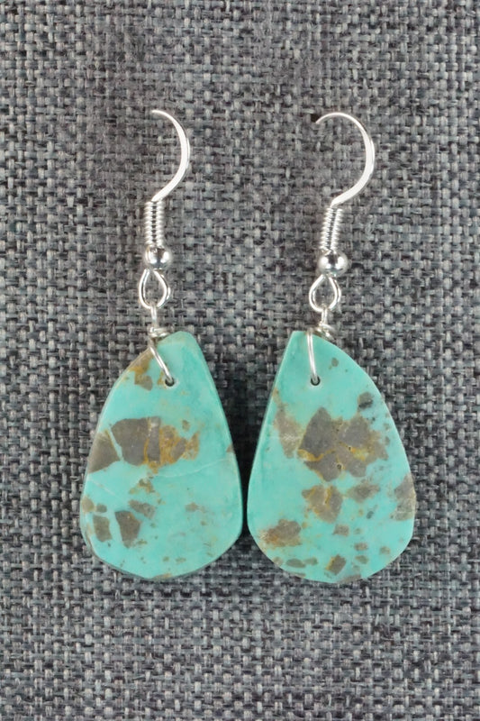 Turquoise & Sterling Silver Earrings - Tammy Nolcot