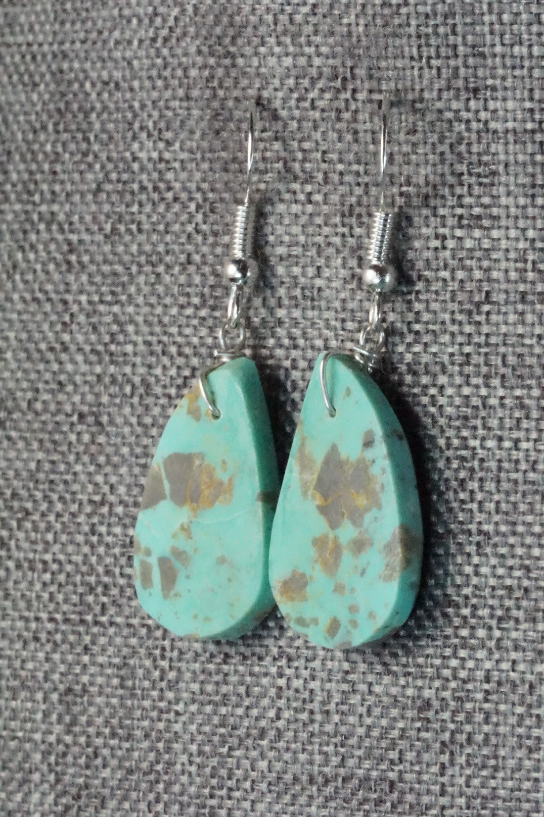 Turquoise & Sterling Silver Earrings - Tammy Nolcot