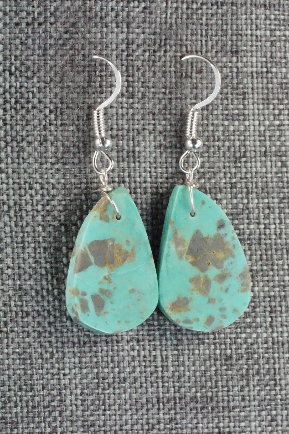Turquoise & Sterling Silver Earrings - Tammy Nolcot