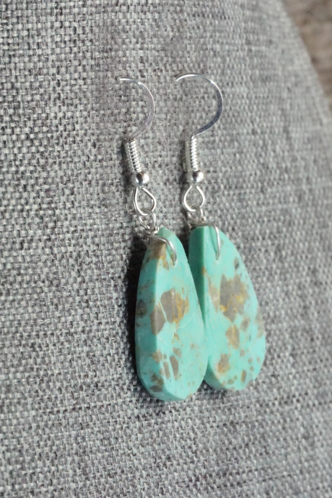 Turquoise & Sterling Silver Earrings - Tammy Nolcot