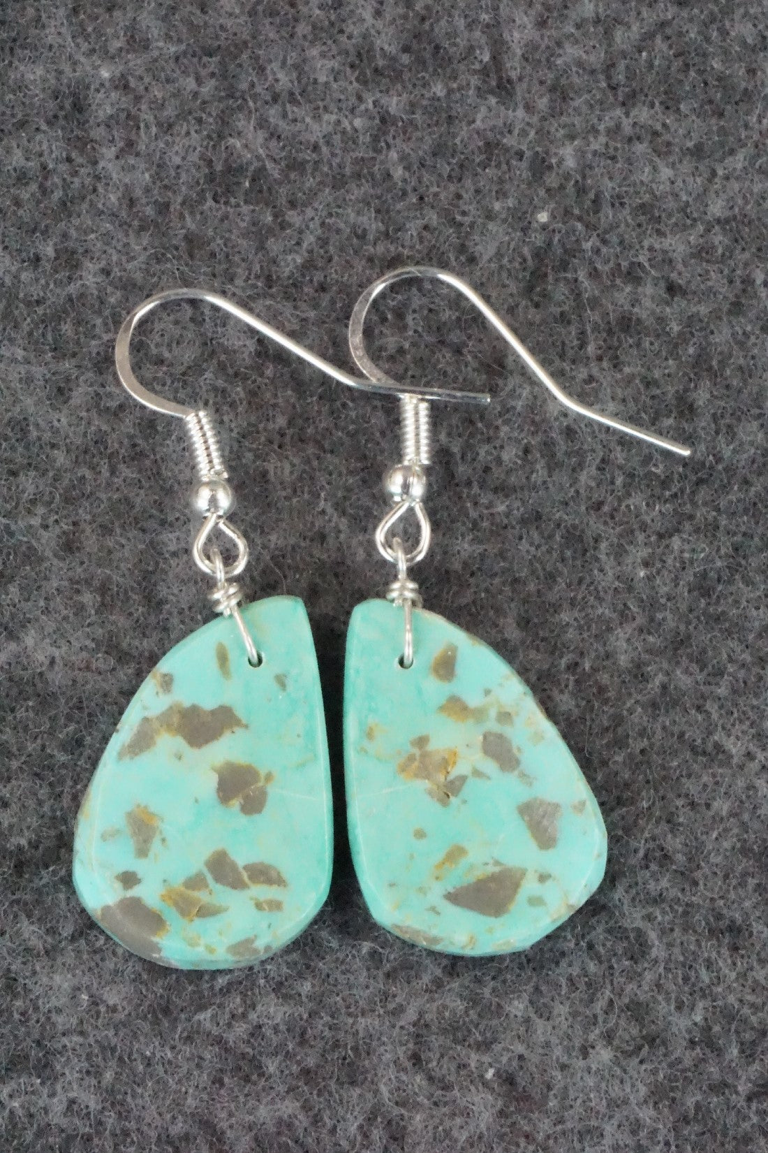 Turquoise & Sterling Silver Earrings - Tammy Nolcot