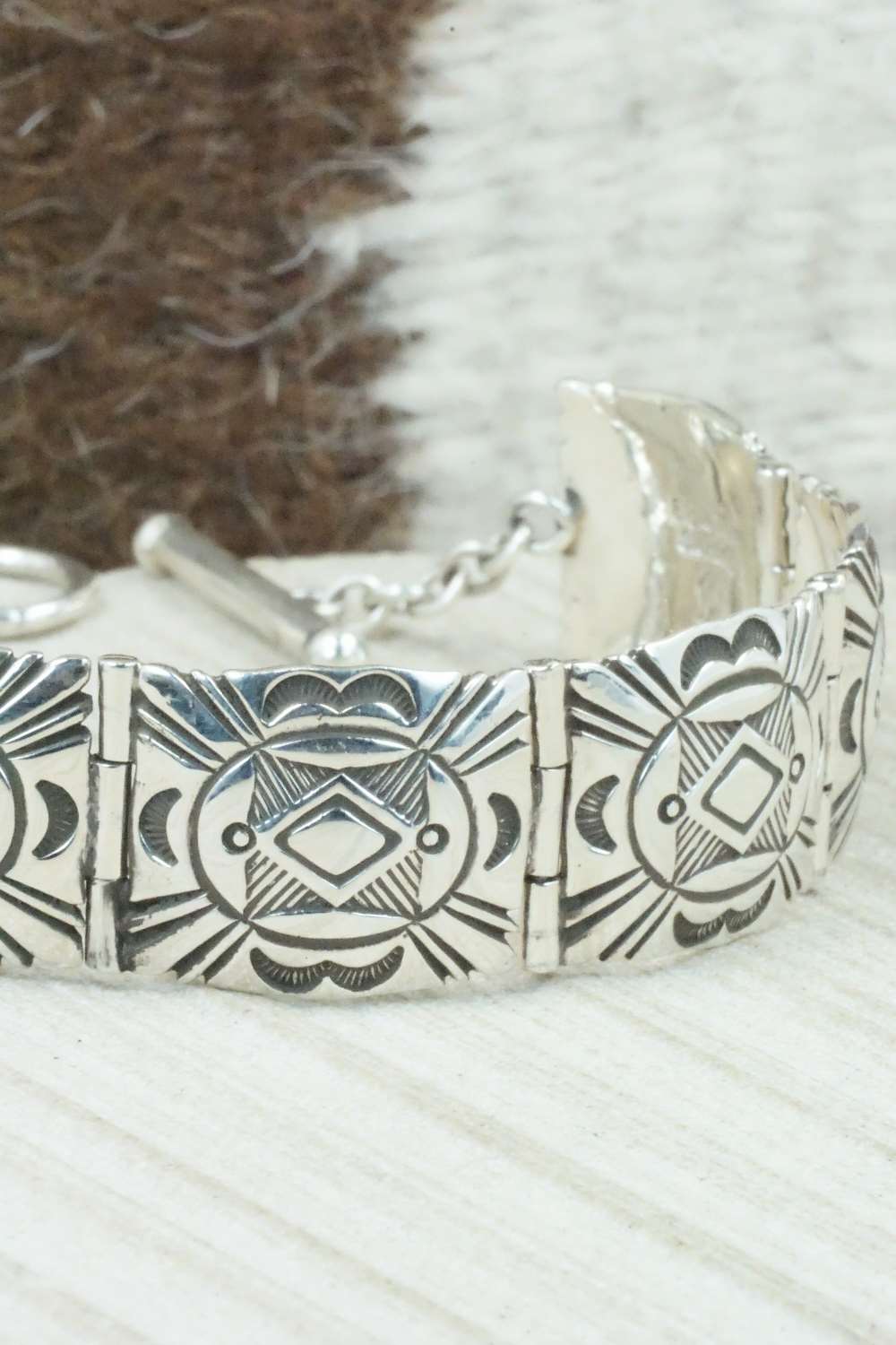Sterling Silver Link Bracelet - Elgin Tom