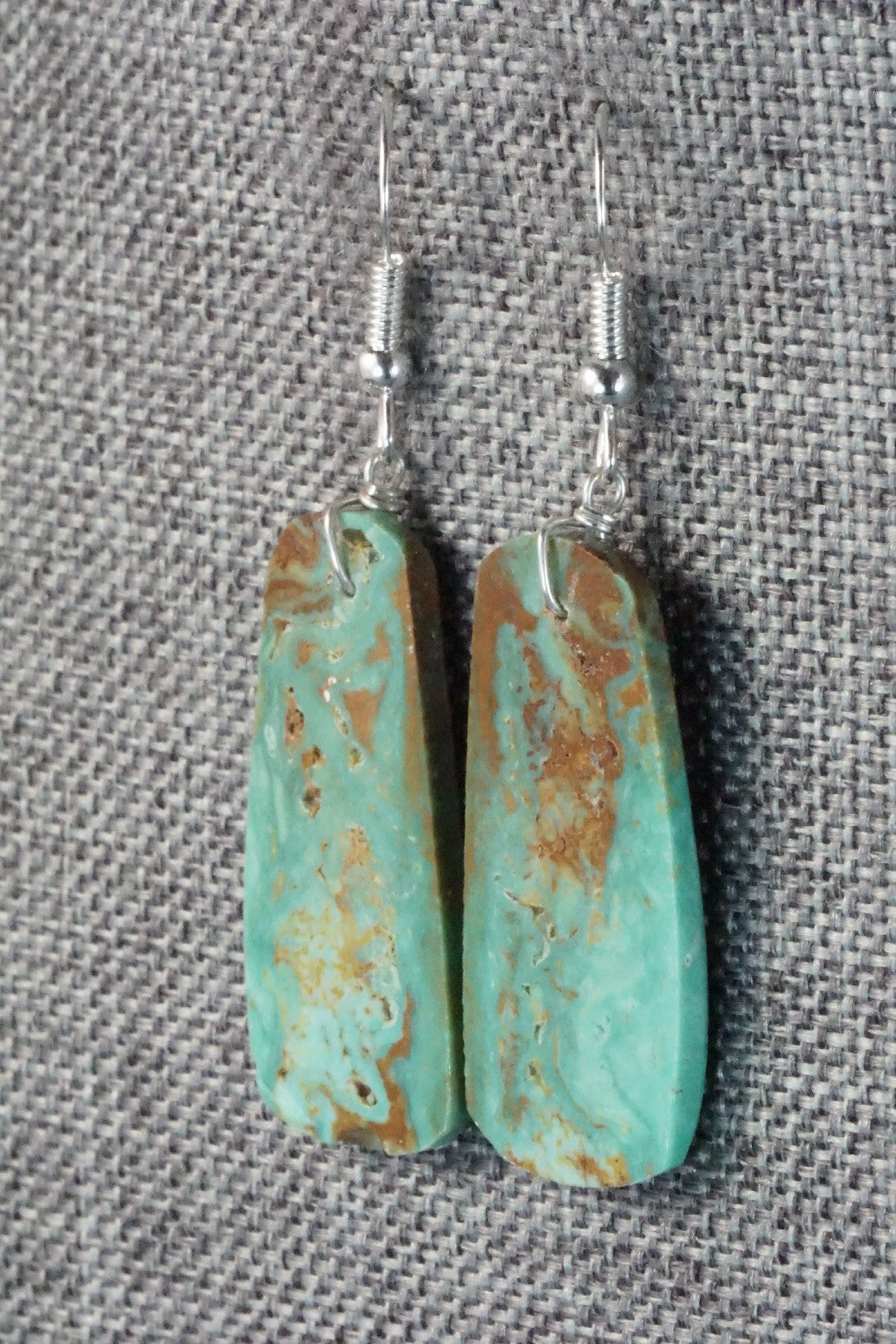 Turquoise & Sterling Silver Earrings - Tammy Nolcot