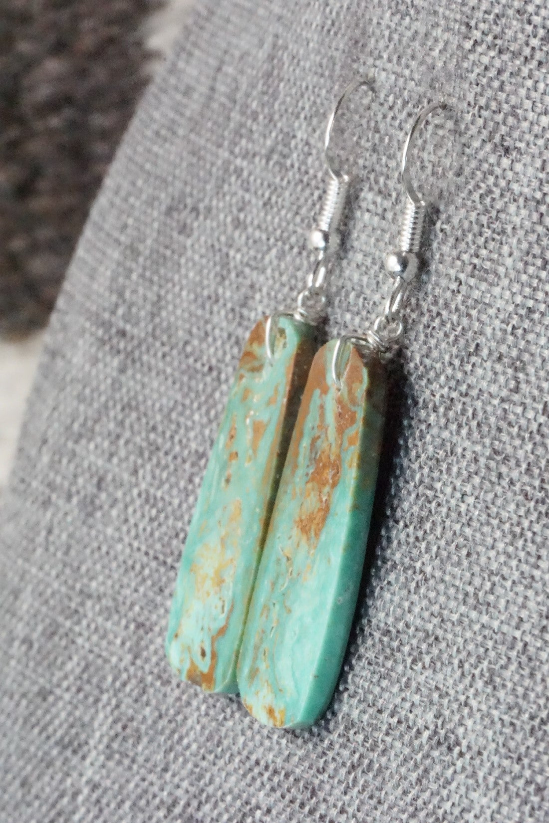 Turquoise & Sterling Silver Earrings - Tammy Nolcot