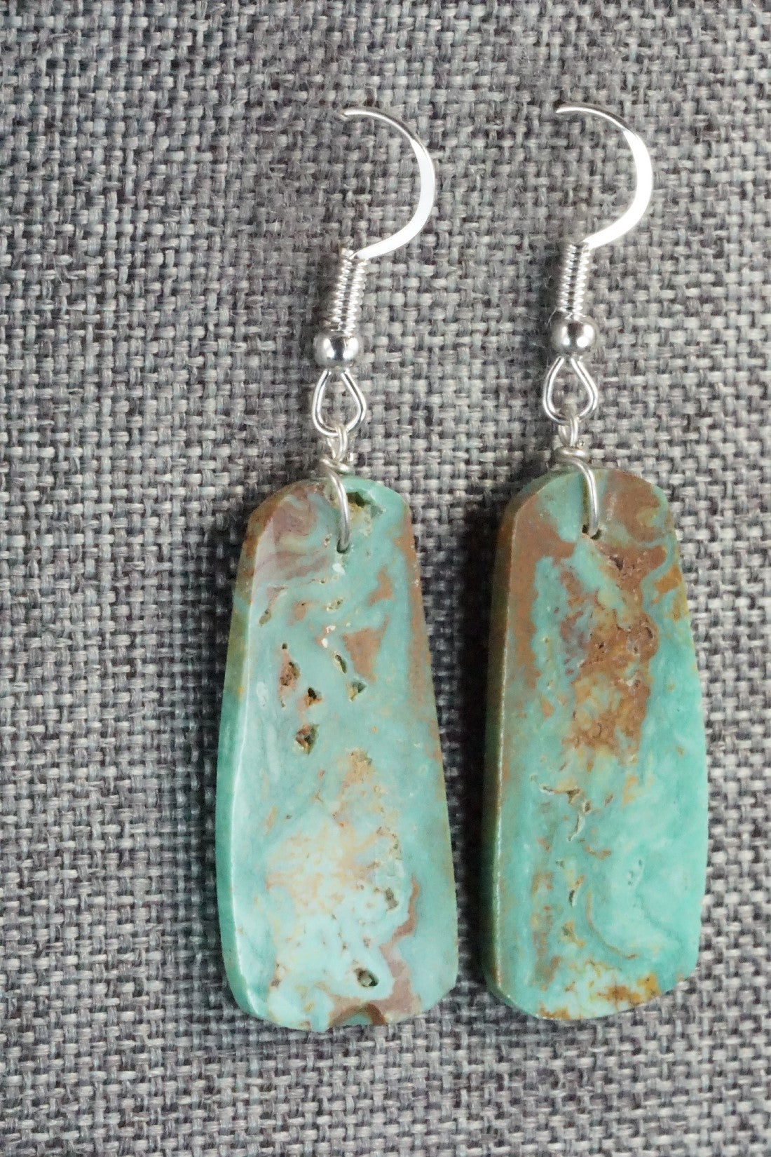 Turquoise & Sterling Silver Earrings - Tammy Nolcot
