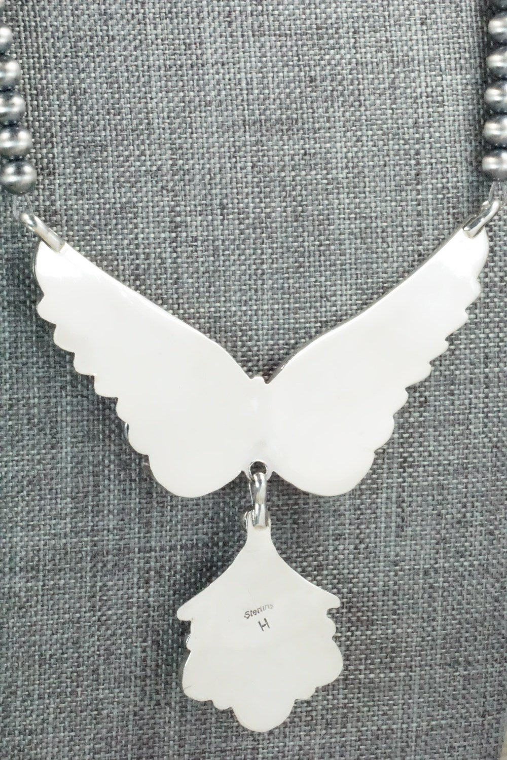 Turquoise & Sterling Silver Necklace - Henry Attakai