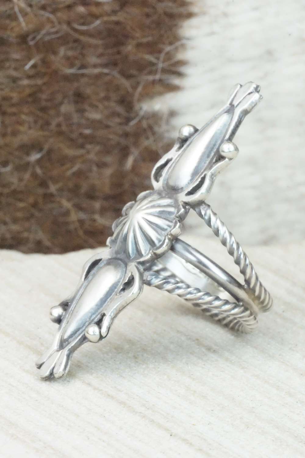 Sterling Silver Ring - Bobby Platero - Size 6.5