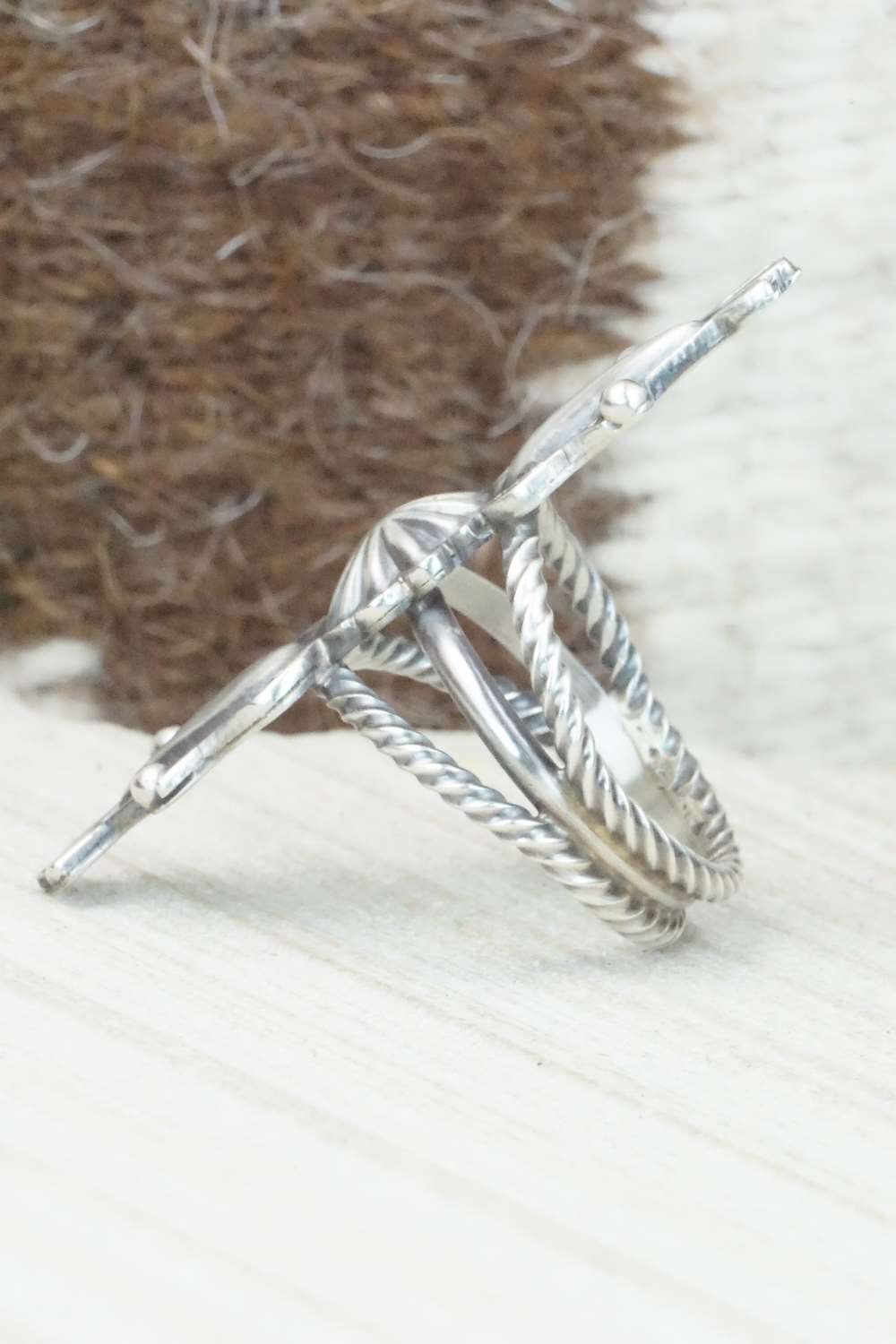 Sterling Silver Ring - Bobby Platero - Size 6.5